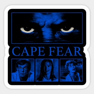 cape fear grunge Sticker